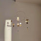 #3 Kinetic Brass Mobile, Small Wave Art, Handmade