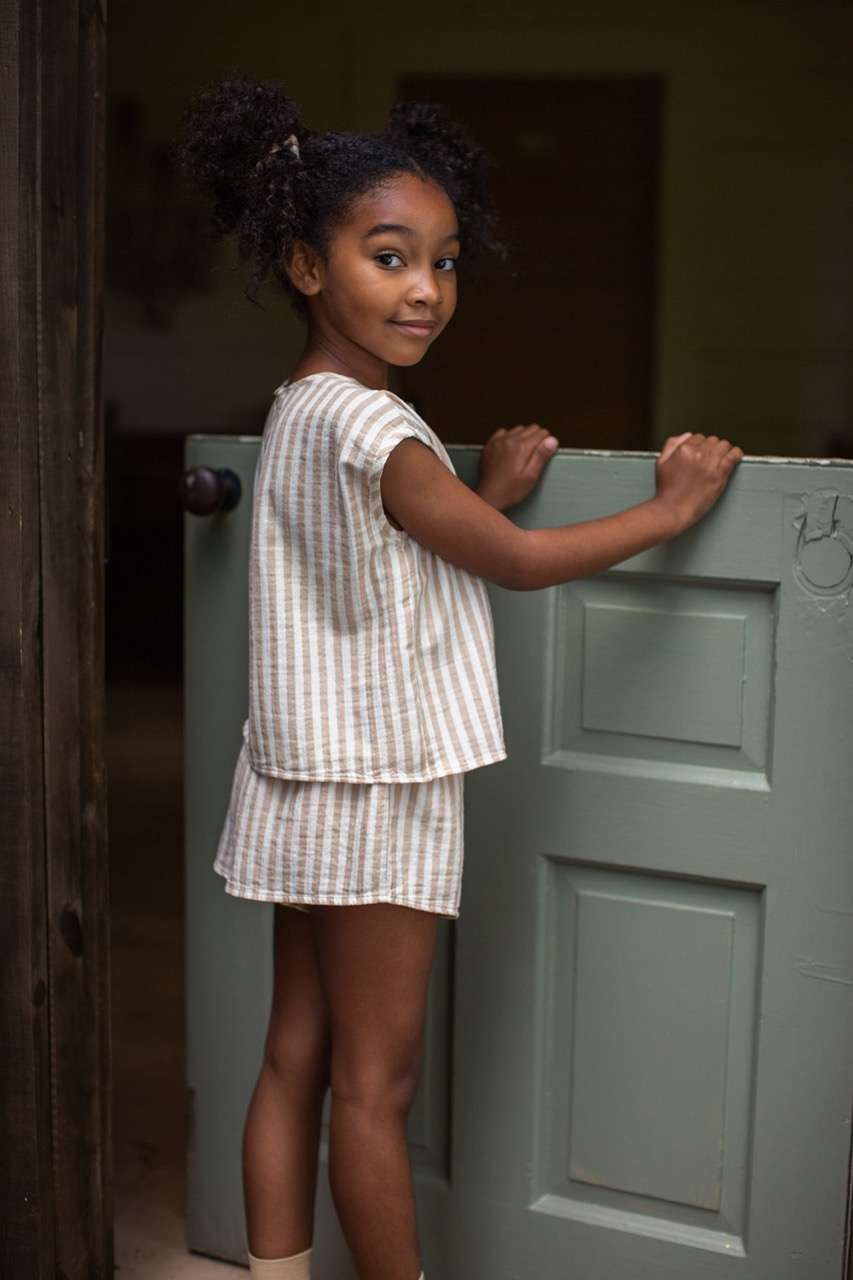 Soor Ploom, Flora Shorts, Stripe