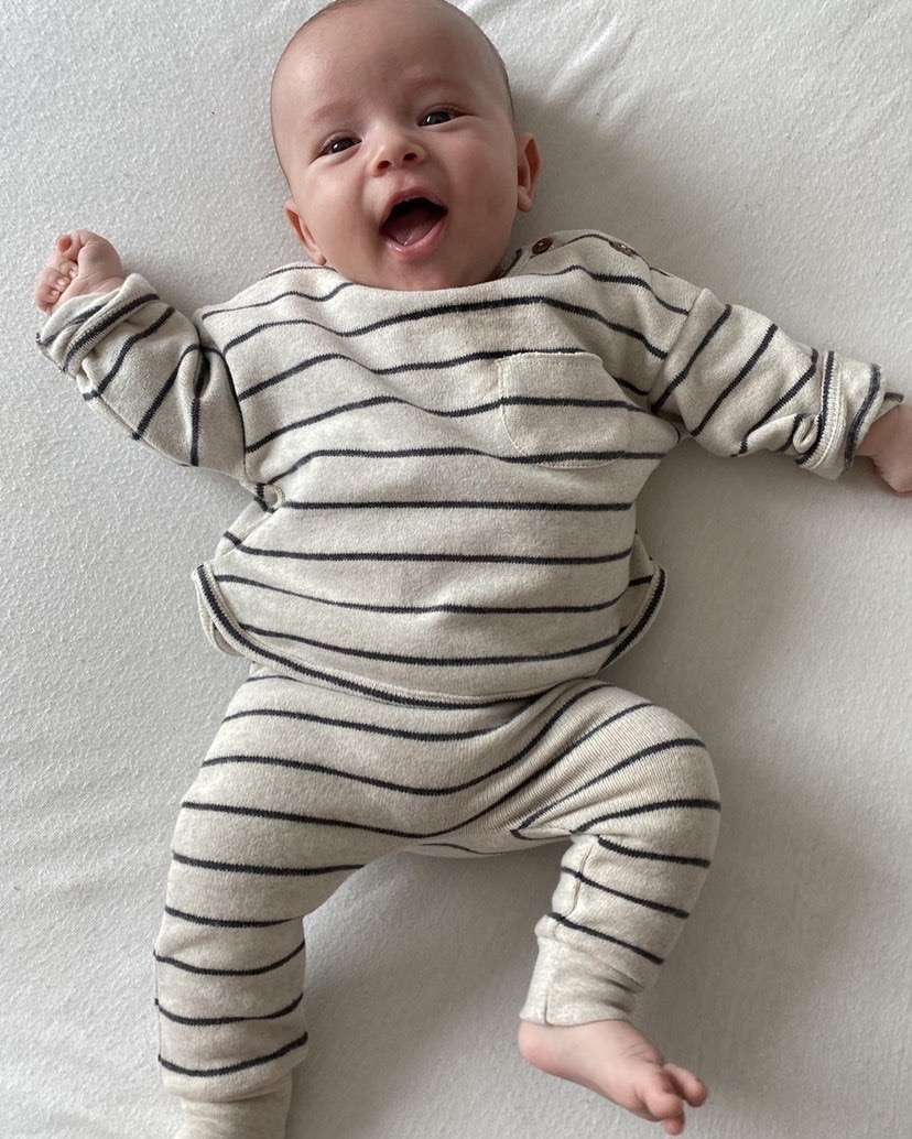 Striped Jersey With Pocket