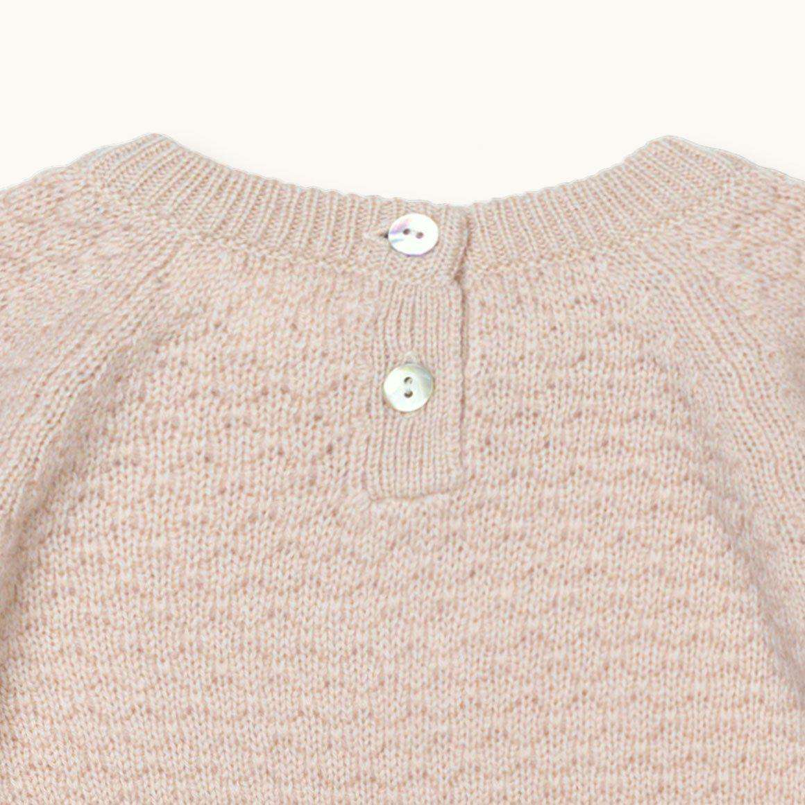 Lalaby, Columbus Cashmere Sweater, Powder, Organic