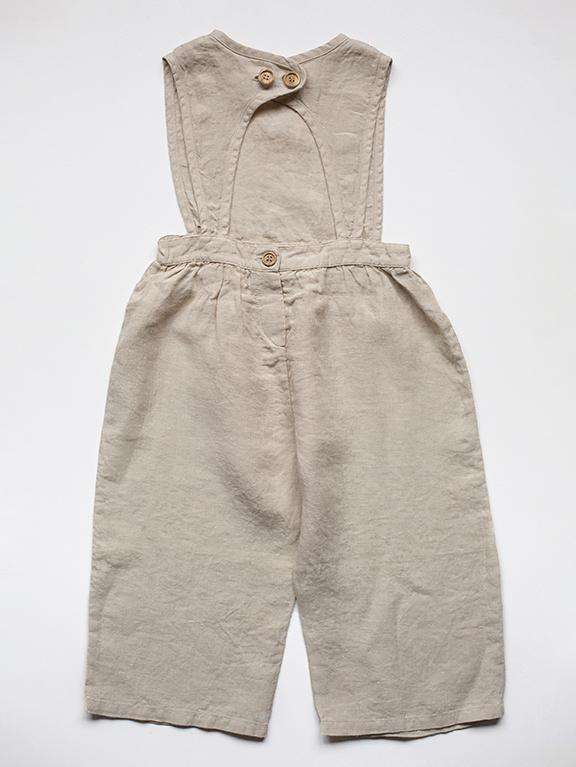 The Simple Folk store Linen Forest Playsuit 2/3Y