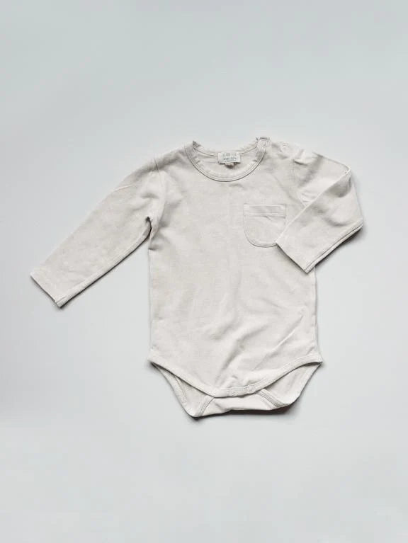 The Simple Folk, The Simple Folk, The Long-Sleeve Onesie, Undyed, Organic