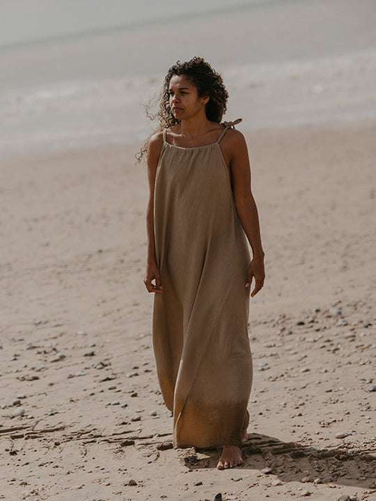 The Simple Folk, The Simple Folk,  The Weekend Dress, Sand, Organic & Gots