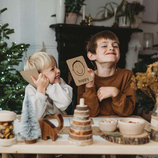 Emotion Flashcards, Handmade, Eco & Recycled