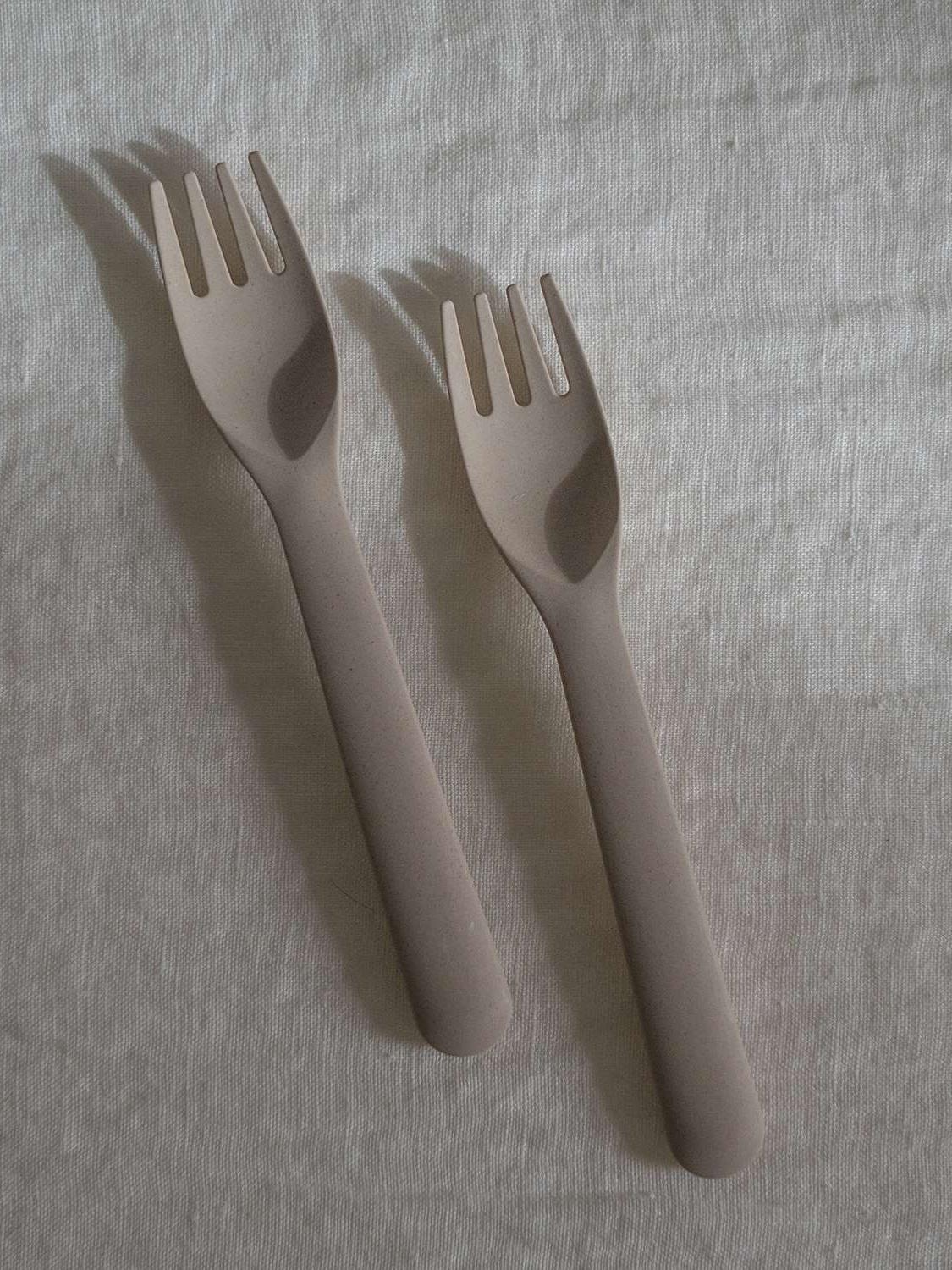 Toddler Fork 2-Pack, Fog