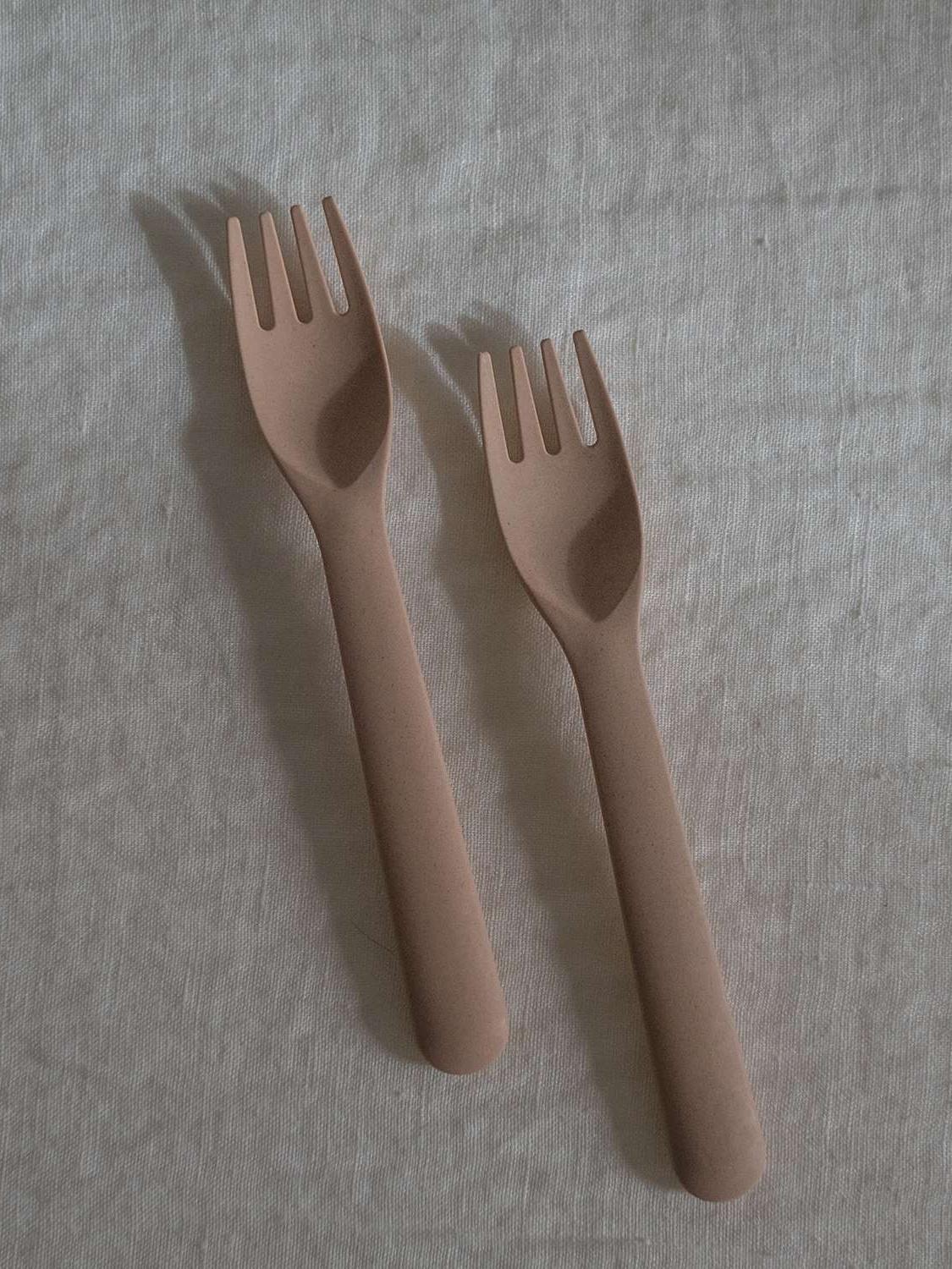 Toddler Fork 2-Pack, Rye