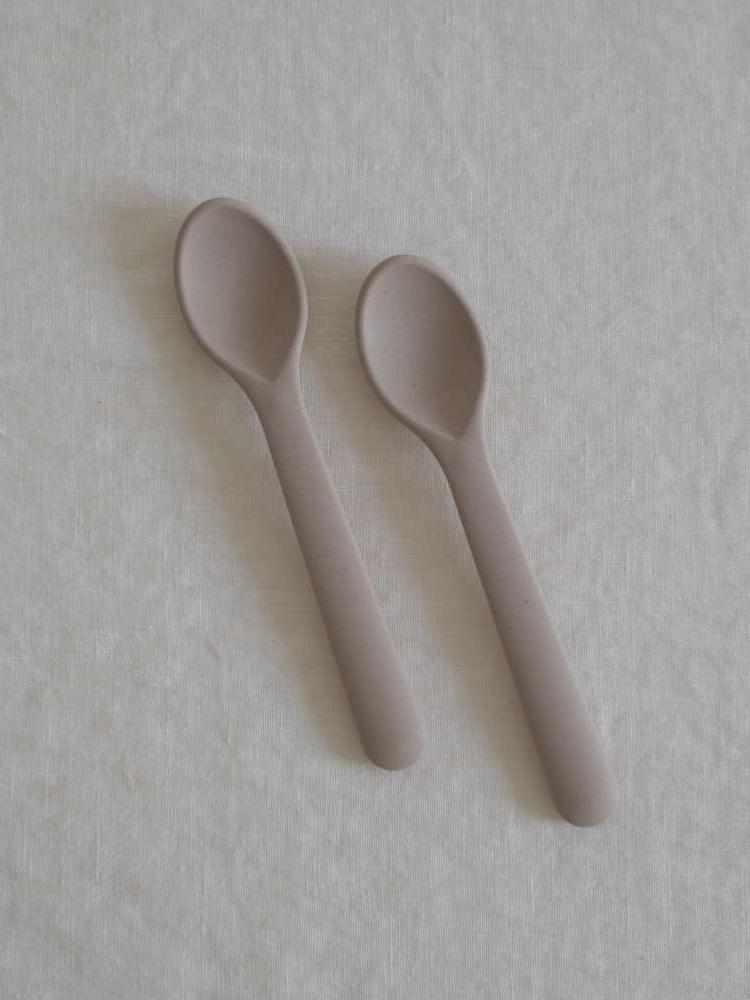 Toddler Spoon 2-Pack, Fog