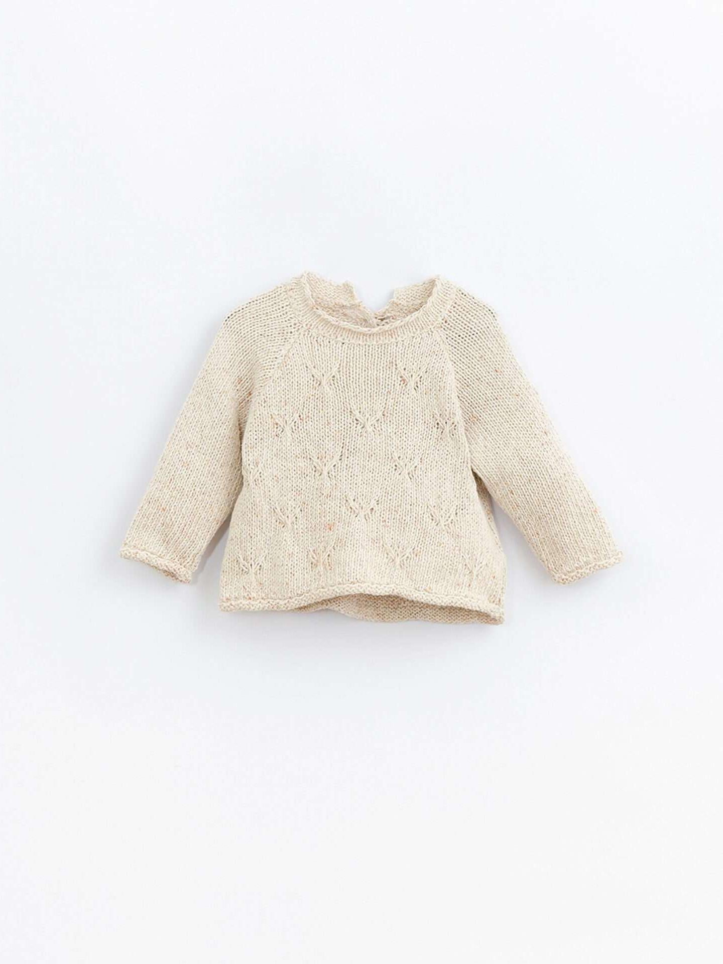 Tricot Sweater, Natural