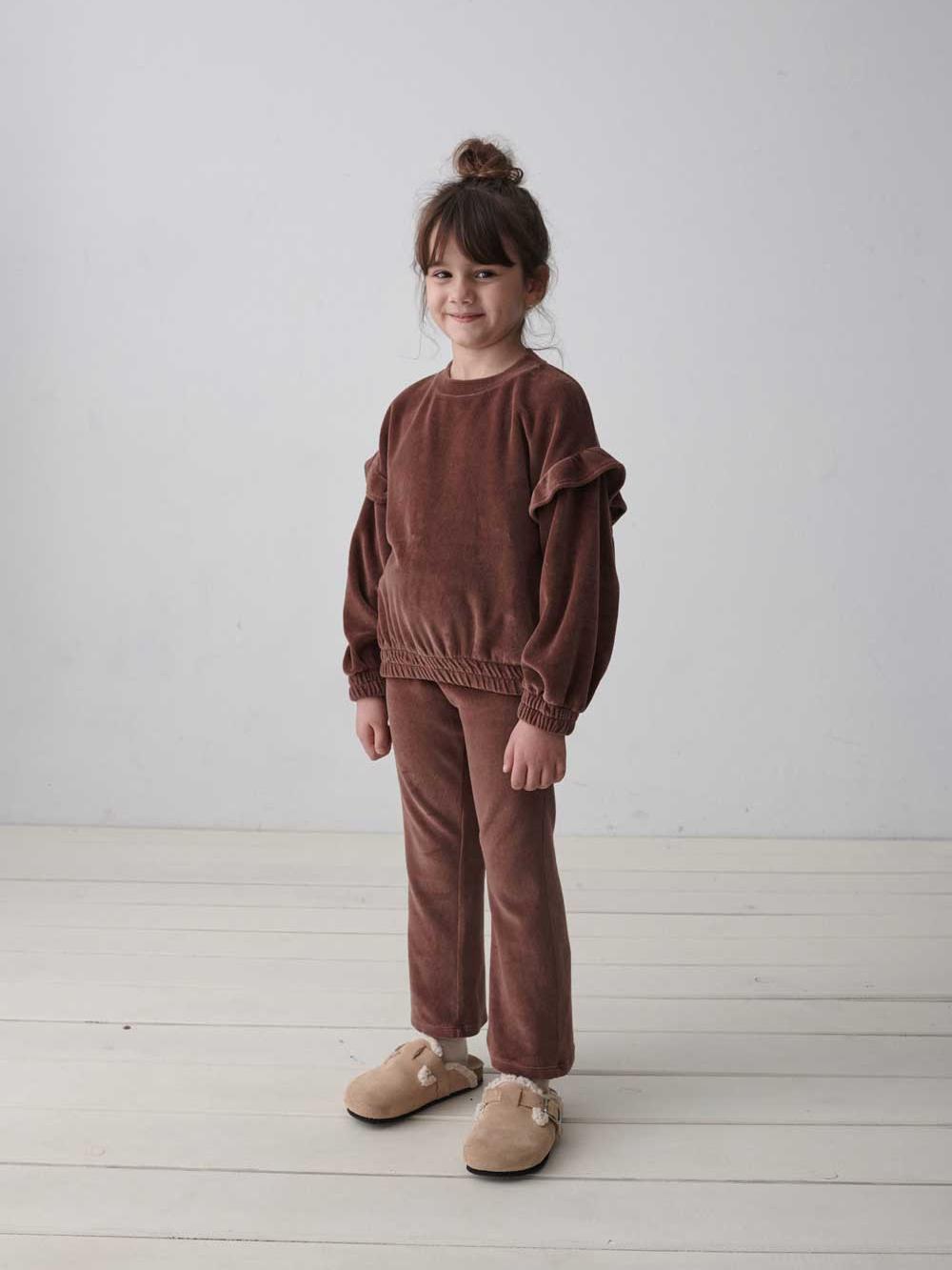 Velour Pants, Jackson, Brown & Oekotex