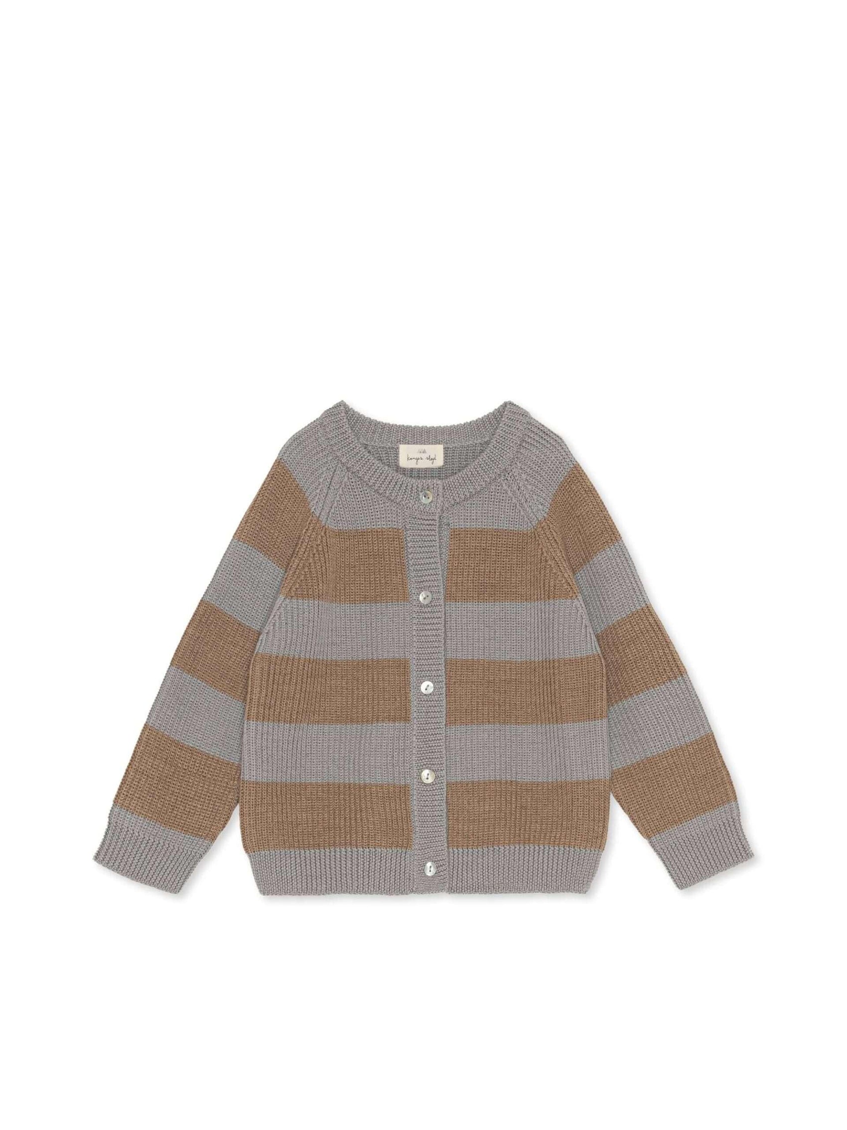 Vitum Cardigan, Quarry Blue Stripe