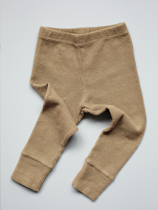 The Simple Folk, The Simple Folk, The Waffle Legging, Camel, Organic