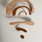 Wooden Mobile, Kinetic Levi, Natural &