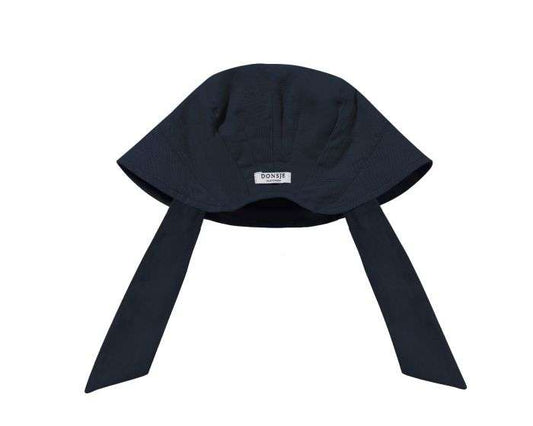 Zuzi Sun Bonnet, Navy, Fairtrade And